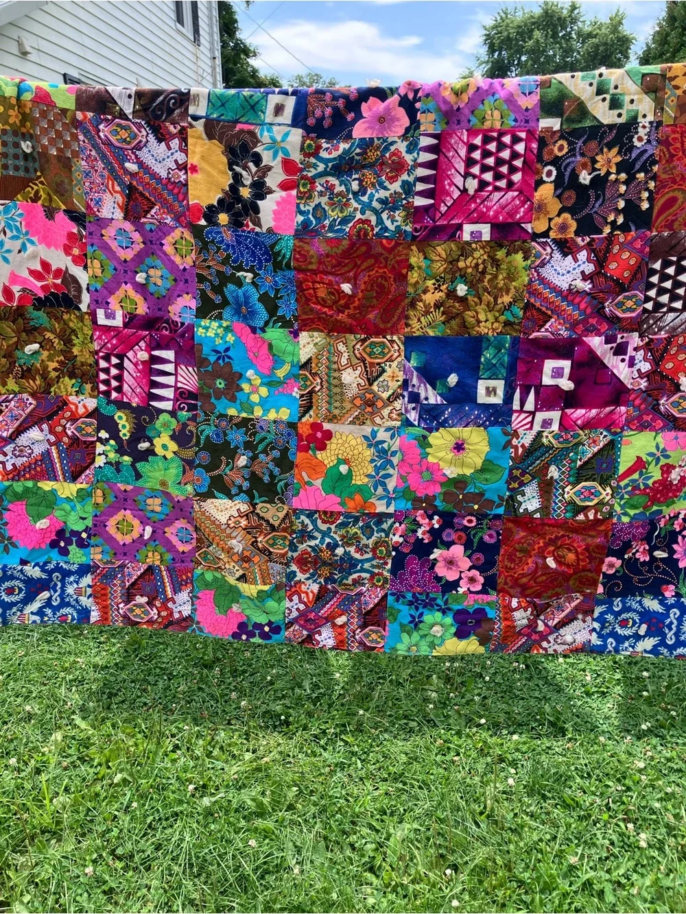 Groovy Patchwork Quilt